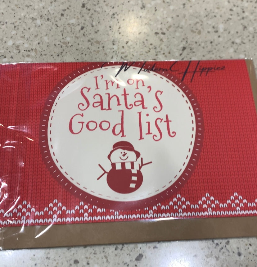 Miss Good List Cards