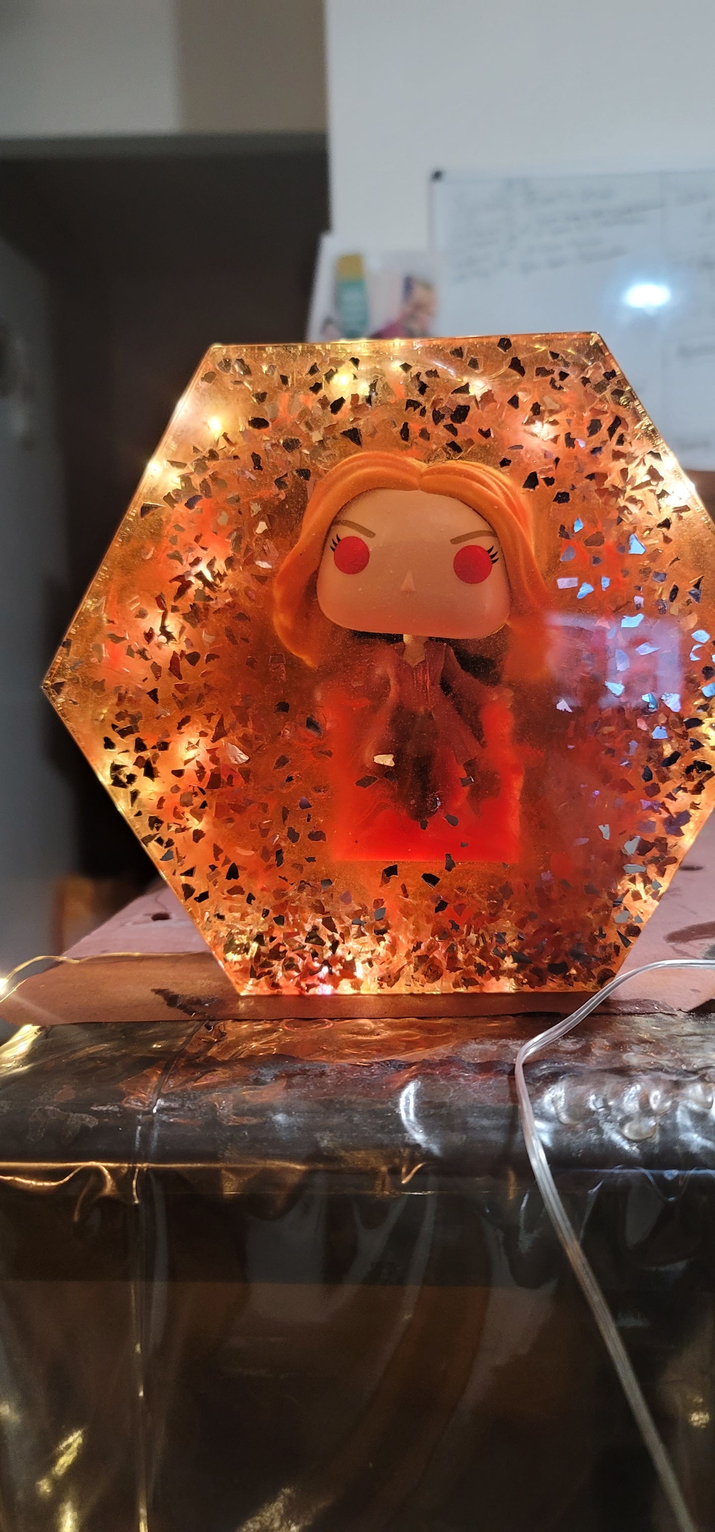 Resin Hexagon-Scarlett Witch