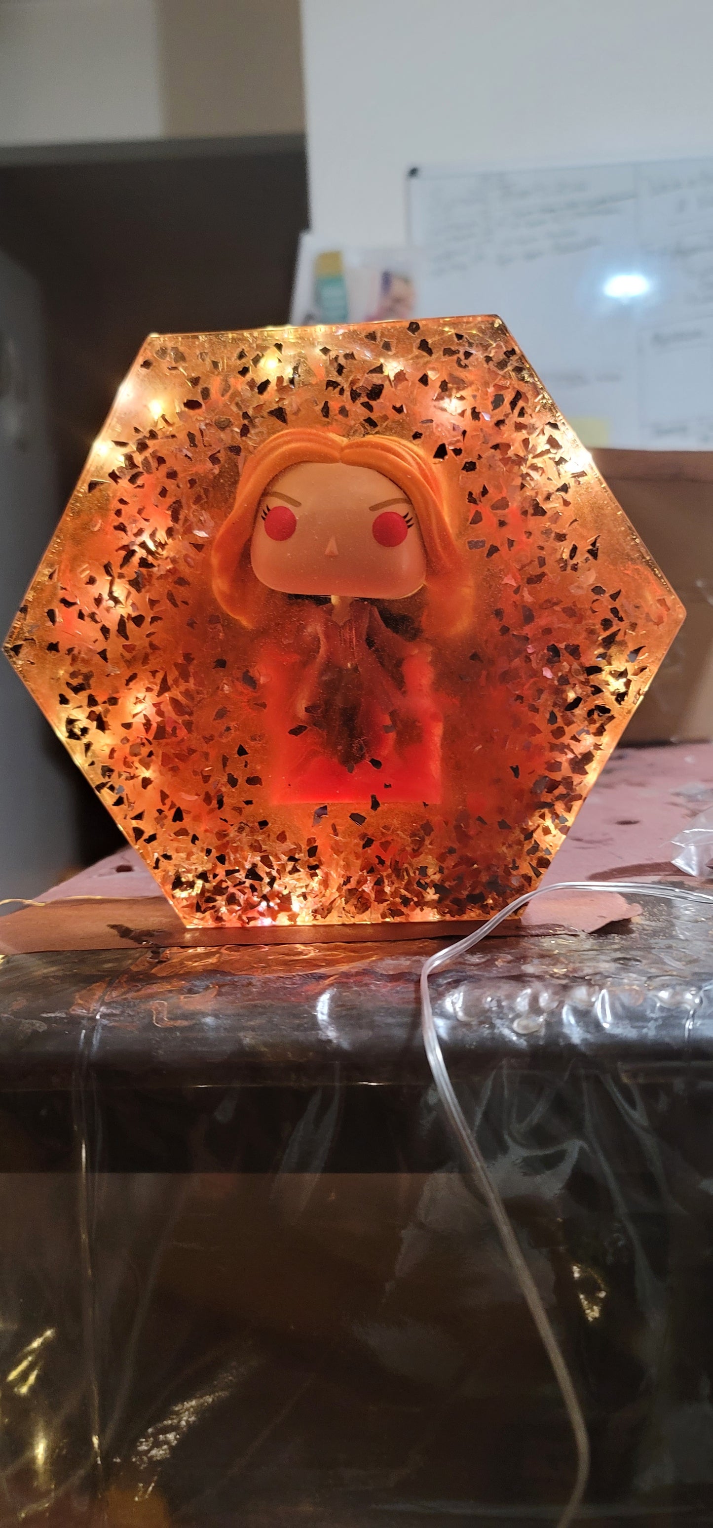 Resin Hexagon-Scarlett Witch